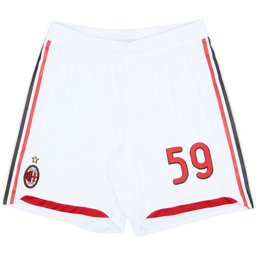 2009-10 AC Milan Player Issue Home Shorts #59 - 10/10 - (XL)