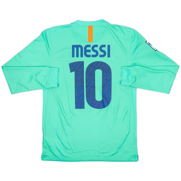 2010-11 Barcelona Away L/S Shirt Messi #10 - 8/10 - (M)