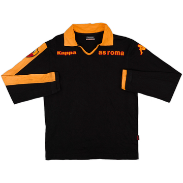 2003-04 Roma Kappa Polo L/S Shirt - 9/10 - (M)