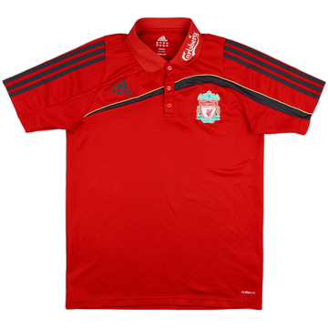 2009-10 Liverpool adidas Polo Shirt - 9/10 - (M)