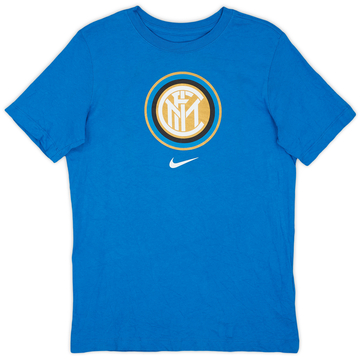2020-21 Inter Milan Nike Cotton Tee - 9/10 - (XL.Boys)