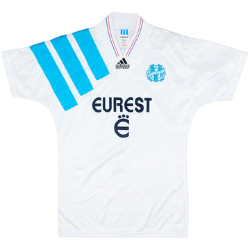 1992-93 Olympique Marseille Home Shirt - 10/10 - (S)