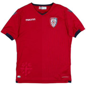 2017-18 Cagliari Macron Training Shirt - 7/10 - (XL.Boys)