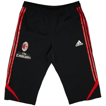 2008-09 AC Milan adidas 3/4 Track Pants/Bottoms - 6/10 - (M)