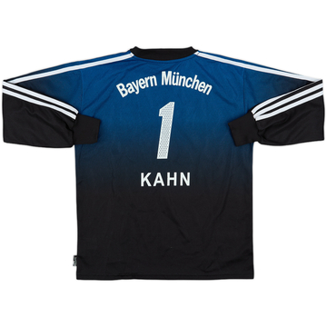 2003-04 Bayern Munich GK Shirt Kahn #1 - 6/10 - (XL.Boys)