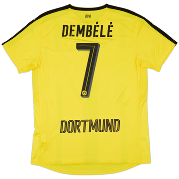 2016-17 Borussia Dortmund Home Shirt Dembele #7 - 10/10 - (L)