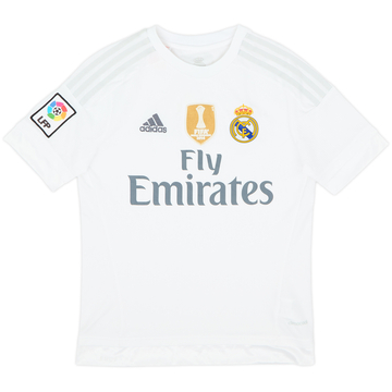 2015-16 Real Madrid Home Shirt - 7/10 - (L.Boys)