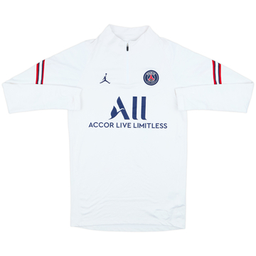 2021-22 Paris Saint-Germain Jordan 1/4 Zip Training Top - 7/10 - (S)
