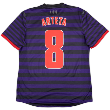 Camiseta de visitante versión jugador del Arsenal 2012-13 Arteta #8 - 7/10 - (M)