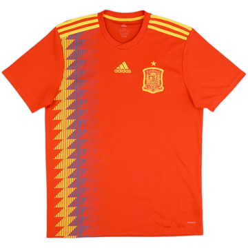 2018-19 Spain Home Shirt - 8/10 - (M)