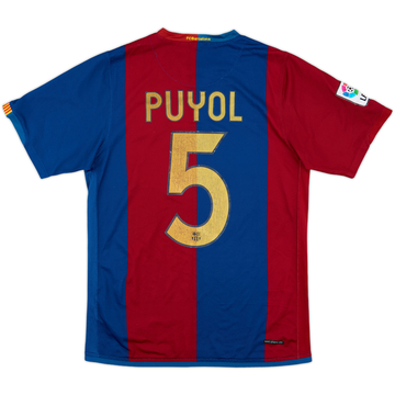 2006-07 Barcelona Home Shirt Puyol #5 - 6/10 - (S)