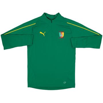 2017-18 Cameroon Puma 1/4 Zip Training Top - 8/10 - (S)