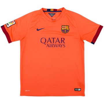 2014-15 Barcelona Away Shirt - 8/10 - (XL.Boys)