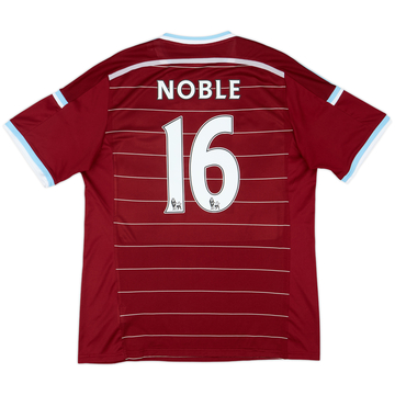 2014-15 West Ham Home Shirt Noble #16 - 10/10 - (XL)