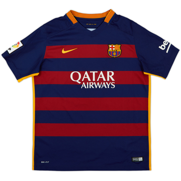 2015-16 Barcelona Home Shirt - 10/10 - (XL.Boys)