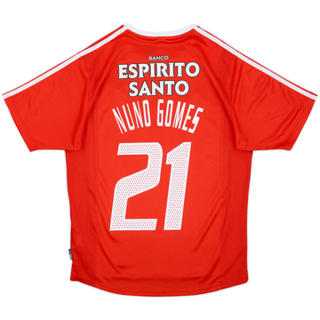 2003-04 Benfica Home Shirt Nuno Gomes #21 - 8/10 - (M)