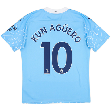 2020-21 Camiseta de local del Manchester City Kun Aguero #10 - 8/10 - (M)