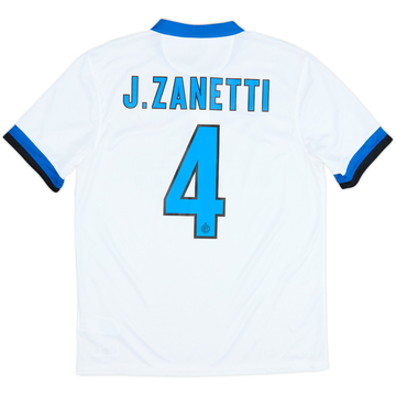 2013-14 Inter Milan Away Shirt J.Zanetti #4 - 8/10 - (L)