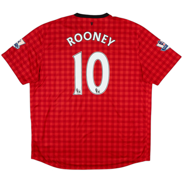 Camiseta de local del Manchester United 2012-13 Rooney #10 - 6/10 - (XXL)