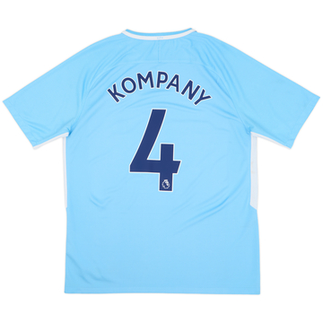 2017-18 Manchester City Home Shirt Kompany #4 - 5/10 - (L)