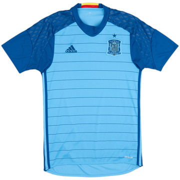 2016-17 España Portero Manga Corta Camiseta - 9/10 - (S)
