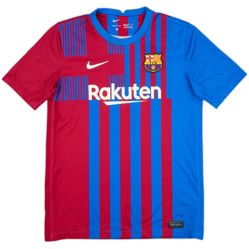 2021-22 Barcelona Home Shirt - 7/10 - (XL.Boys)