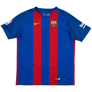 2016-17 Barcelona Home Shirt - 7/10 - (XL.Boys)
