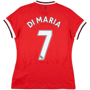 2014-15 Manchester United Home Shirt Di Maria #7 - 9/10 - (Women's M)