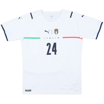 2021 Italy Player Issue Away Shirt #24 - 7/10 - (L)