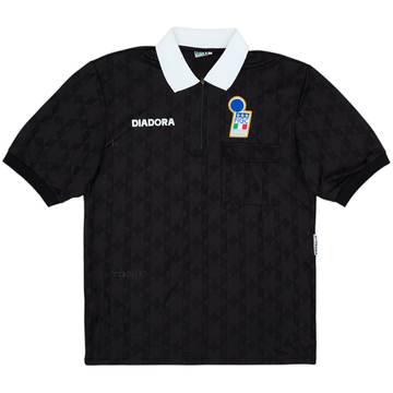 1990s Italy FIGC Diadora Referee L/S Shirt - 7/10 - (L)