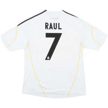 2009-10 Real Madrid Home Shirt Raul #7 - 6/10 - (L)