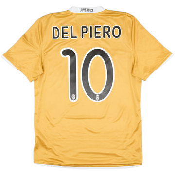2008-09 Juventus Away Shirt Del Piero #10 - 7/10 - (M)