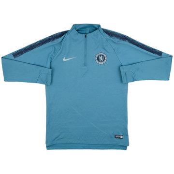2018-19 Chelsea Nike 1/4 Zip Drill Top - 8/10 - (S)