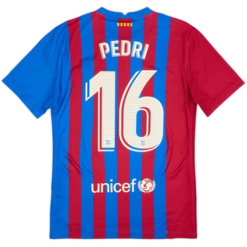 Camiseta de local del Barcelona 2021-22 Pedri #16 - 8/10 - (S)