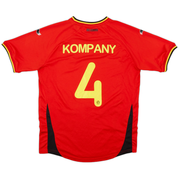 2014-15 Belgium Home Shirt Kompany #4 - 9/10 - (3XL)