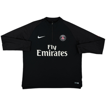2018-19 Paris Saint-Germain Nike 1/4 Zip Drill Top - 7/10 - (XL)