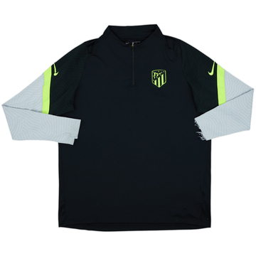 2020-21 Atletico Madrid Nike 1/4 Zip Drill Top - 8/10 - (XL)