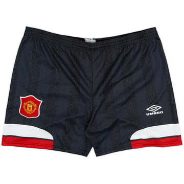 1994-96 Manchester United Alternate Home Shorts - 9/10 - (S)