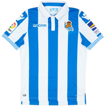 2018-19 Real Sociedad Home Shirt - 8/10 - (M)