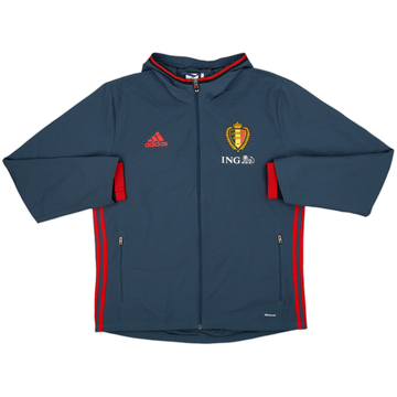 2016-17 Belgium adidas Hooded Rain Jacket - 9/10 - (L)