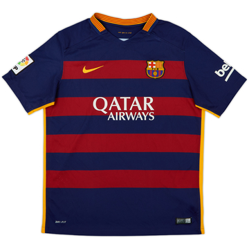 2015-16 Barcelona Home Shirt - 8/10 - (XL.Boys)