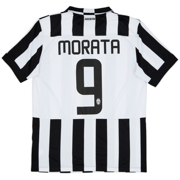 2014-15 Juventus Home Shirt Morata #9 - 8/10 - (S)