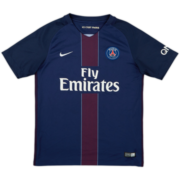 2016-17 Paris Saint-Germain Home Shirt - 7/10 - (L.Boys)