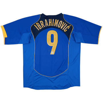 2004-05 Juventus Third Shirt Ibrahimovic #9 - 5/10 - (XL)