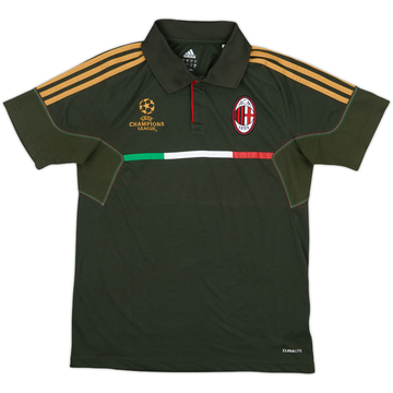 2011-12 AC Milan adidas Polo Shirt - 9/10 - (S)