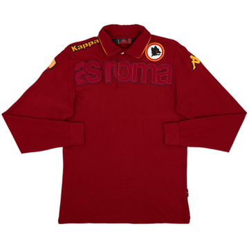 2009-10 Roma Kappa Polo L/S Shirt - 10/10 - (S)