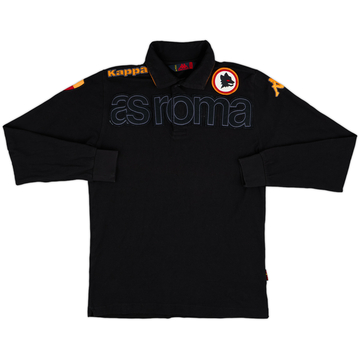 2009-10 Roma Kappa Polo L/S Shirt - 9/10 - (S)