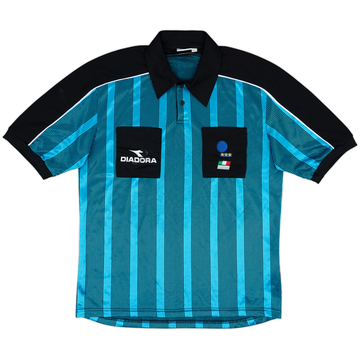 1990s Italy FIGC Diadora Referee Shirt - 7/10 - (XL)