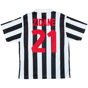 1998-99 Juventus Basic Home Shirt Zidane #21 - 6/10 - (L)
