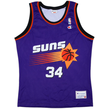 1992-96 Phoenix Suns Barkley #34 Champion Away Jersey - 8/10 - (S)